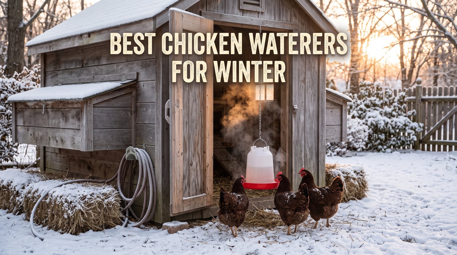 best chicken waterers for winter