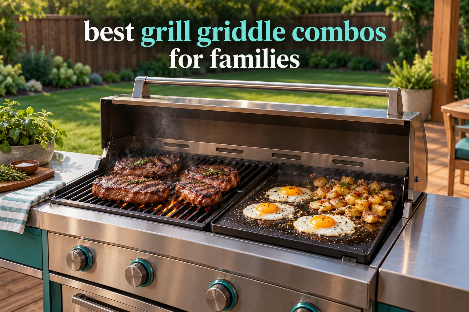 best grill griddle combos for families
