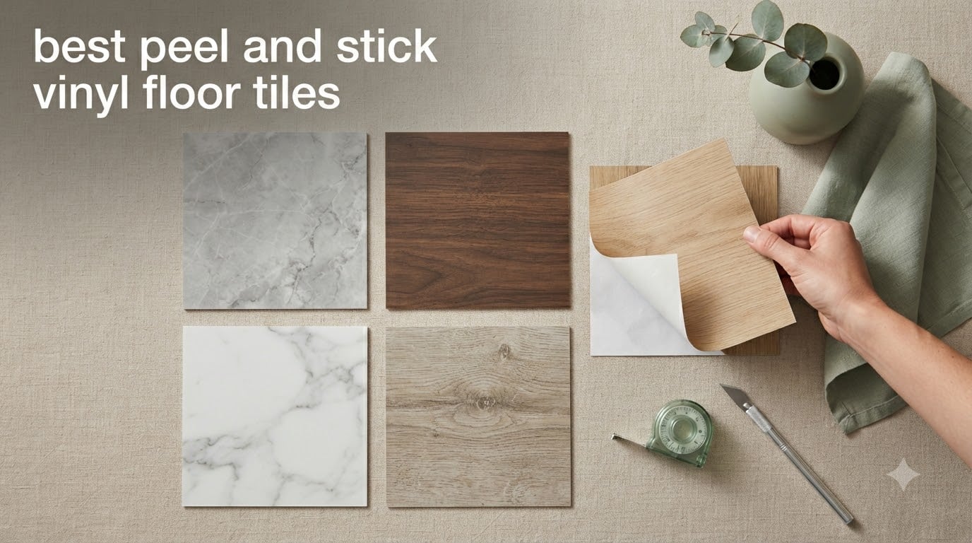 best peel and stick vinyl floor tiles