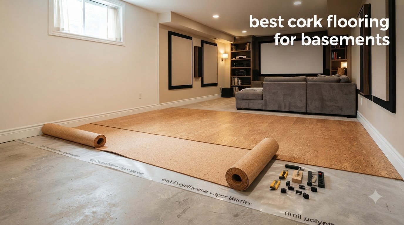 best cork flooring for basements