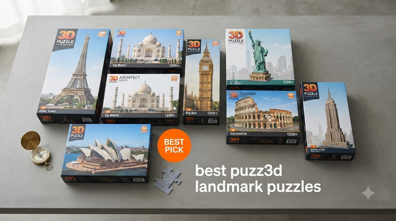 best puzz3d landmark puzzles