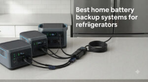 Best home battery backup systems for refrigerators