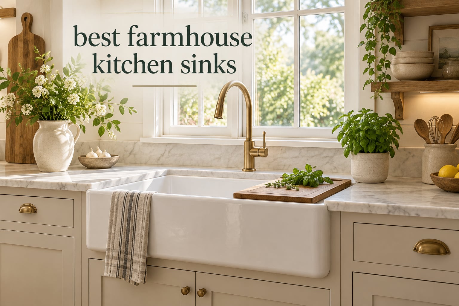 best farmhouse kitchen sinks