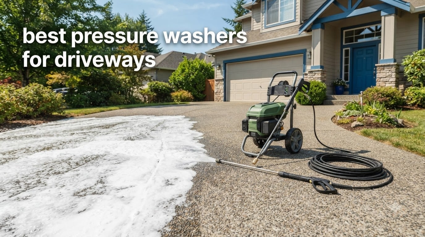 best pressure washers for driveways