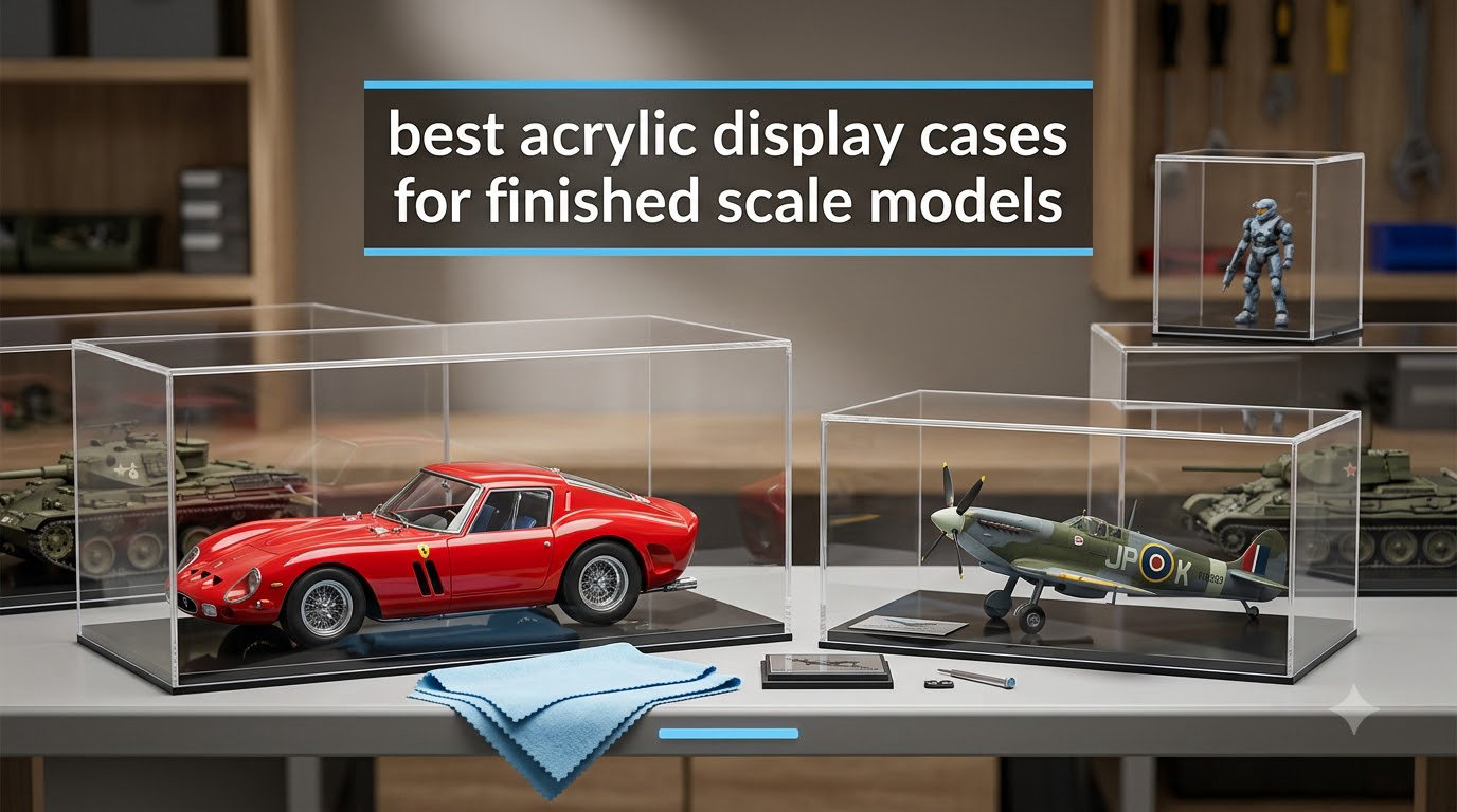 best acrylic display cases for finished scale models