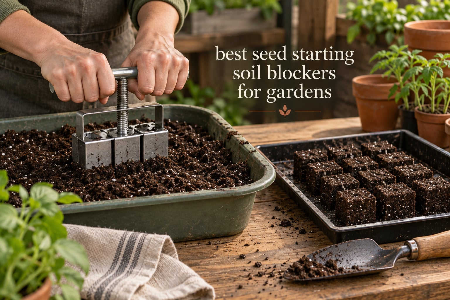 best seed starting soil blockers for gardens