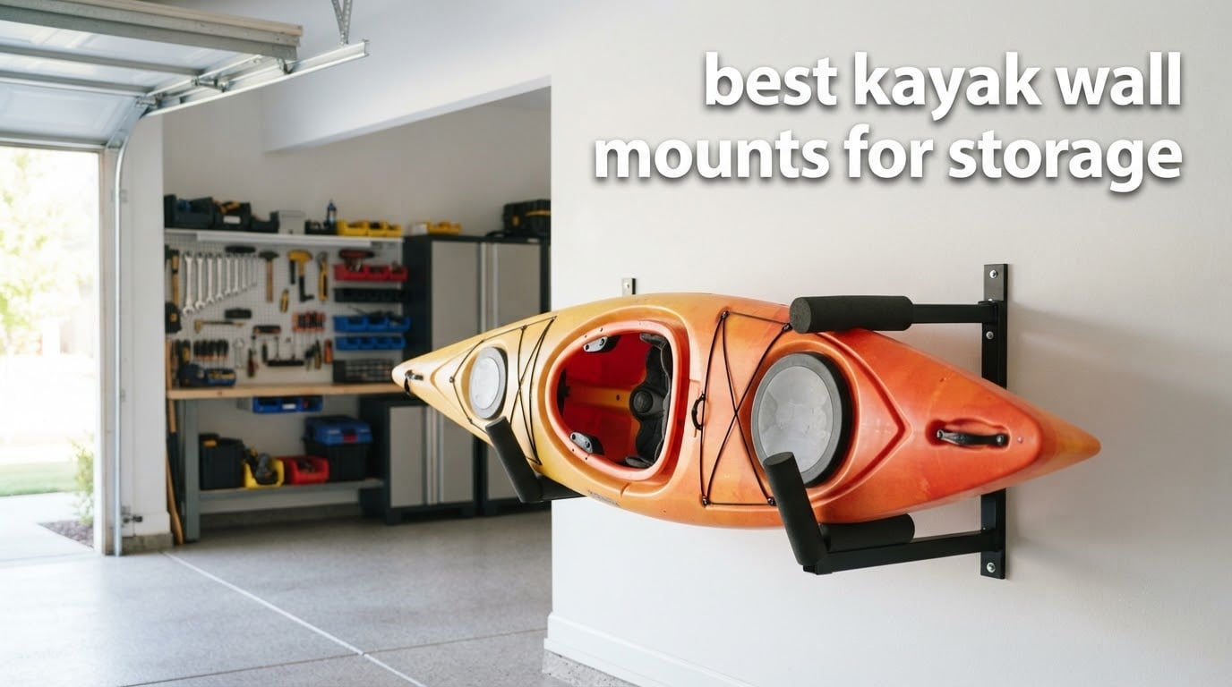 best kayak wall mounts for storage