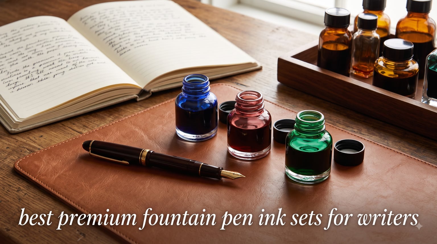best premium fountain pen ink sets for writers