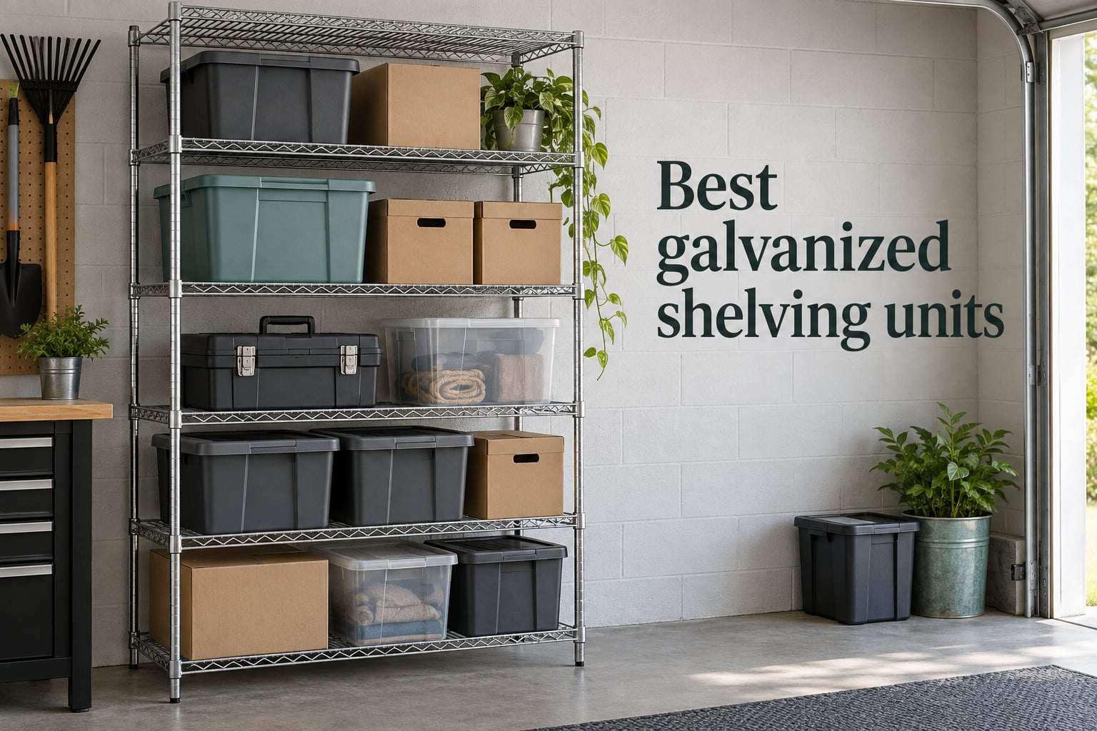 Best galvanized shelving units
