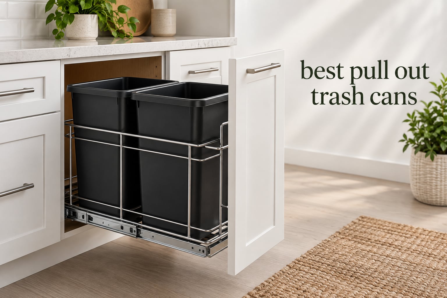 best pull out trash cans