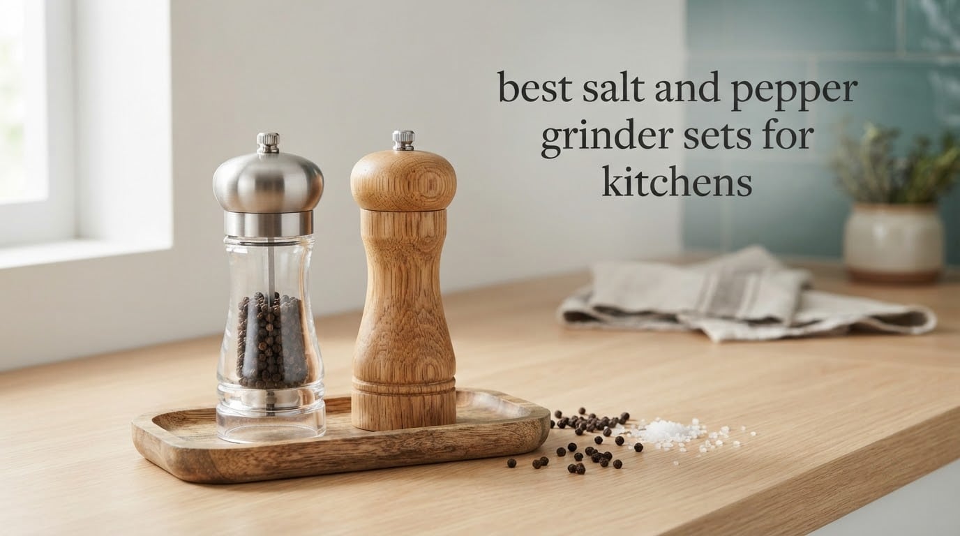 best salt and pepper grinder sets for kitchens