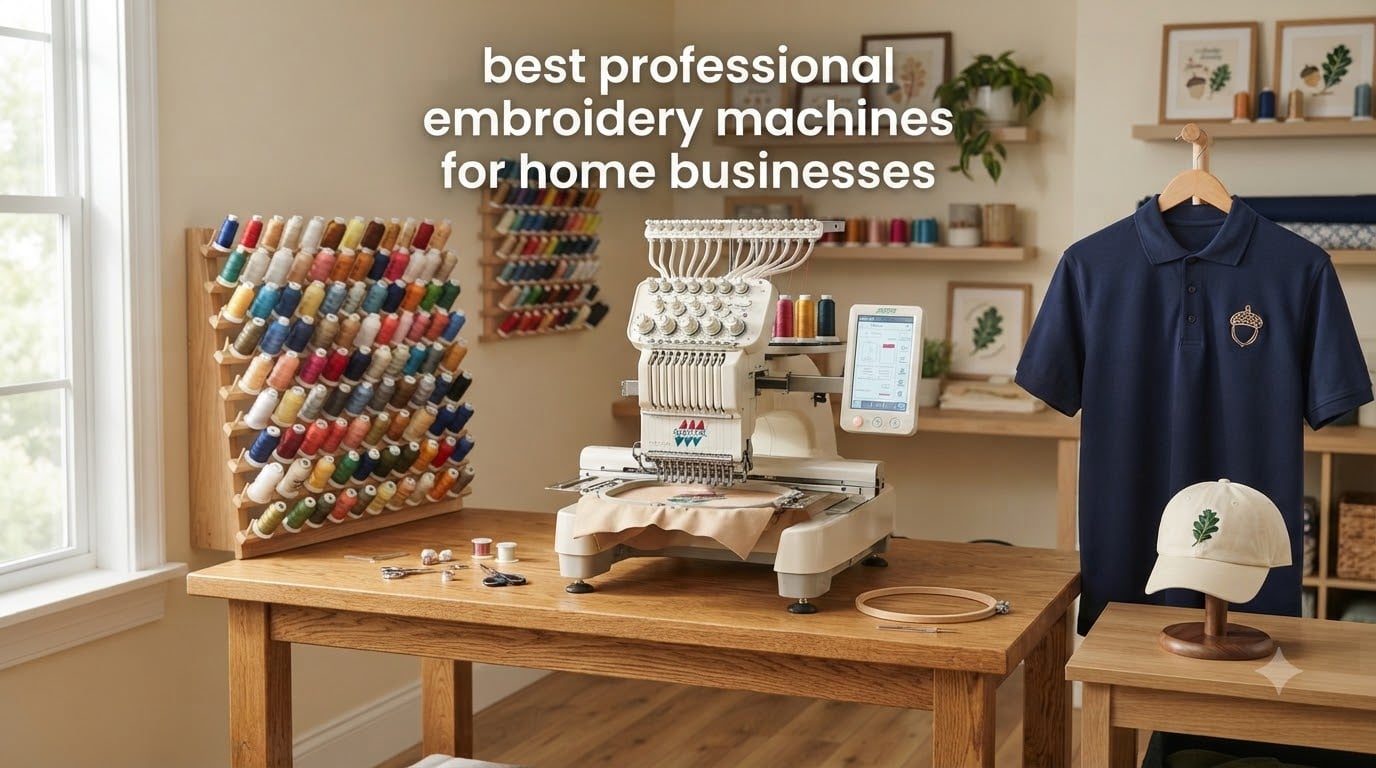 best professional embroidery machines for home businesses