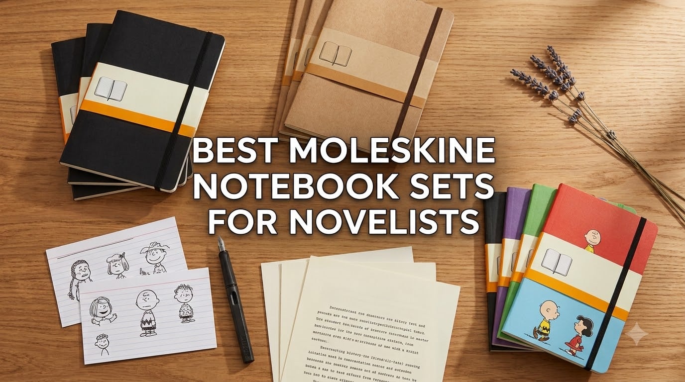 best moleskine notebook sets for novelists