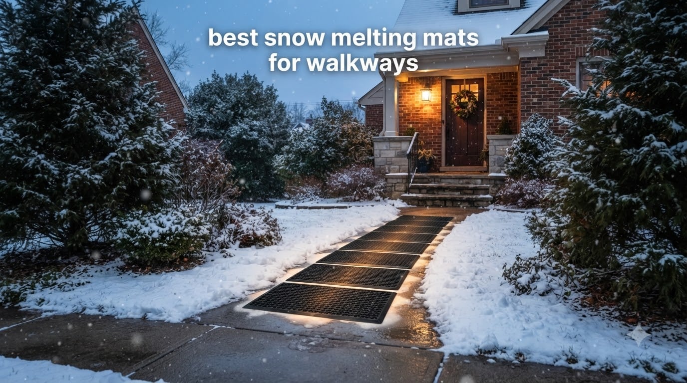 best snow melting mats for walkways