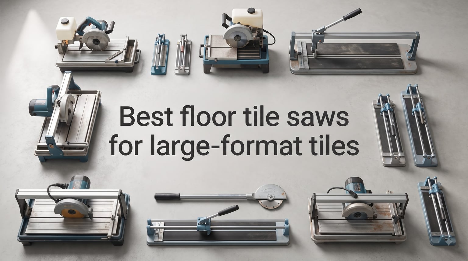 Best floor tile saws for large-format tiles