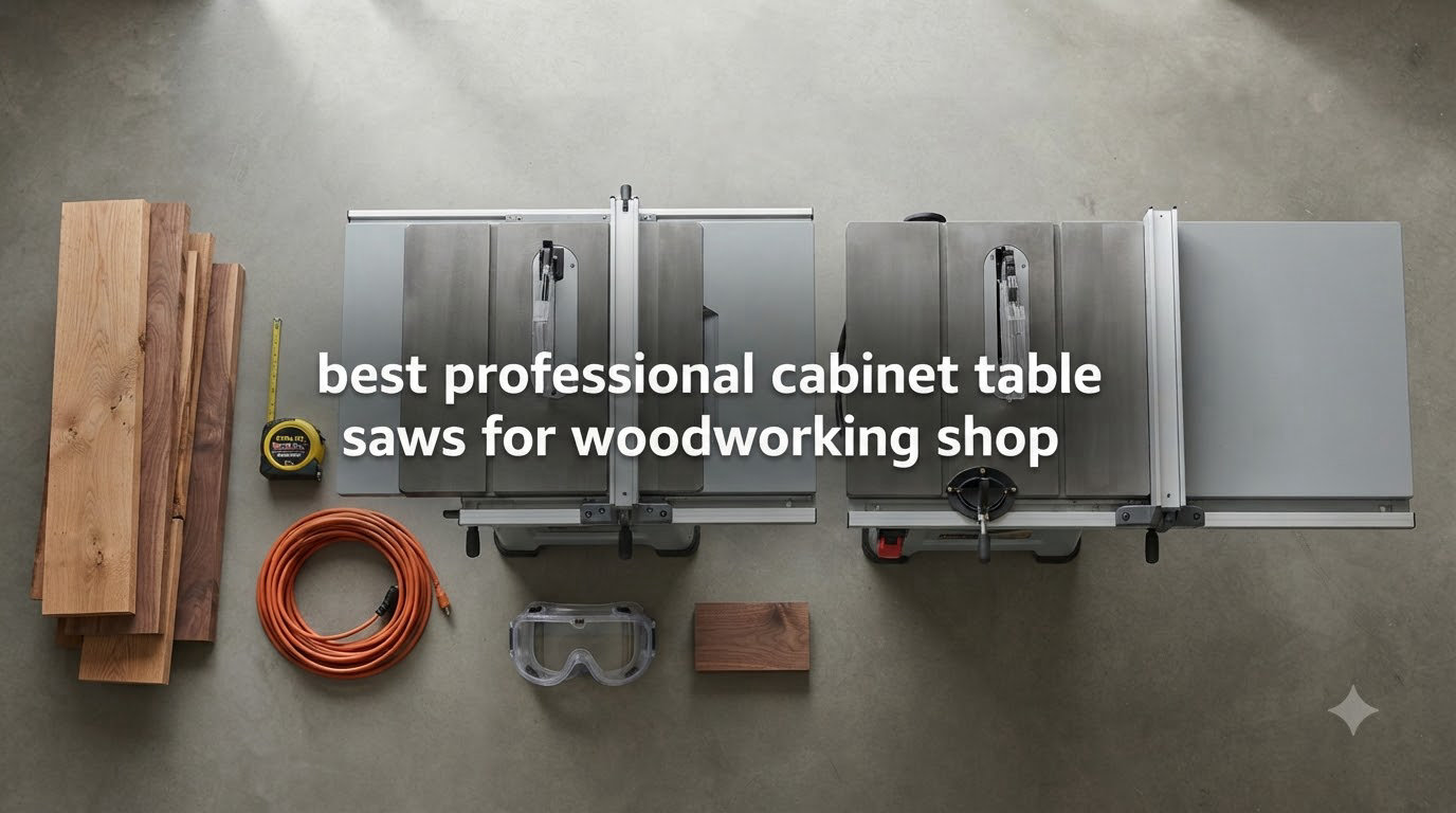 best professional cabinet table saws for woodworking shop