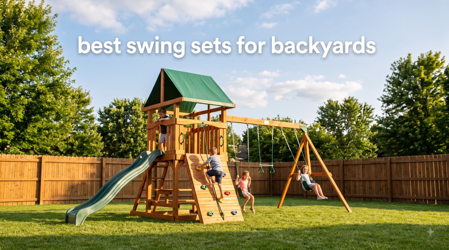 best swing sets for backyards