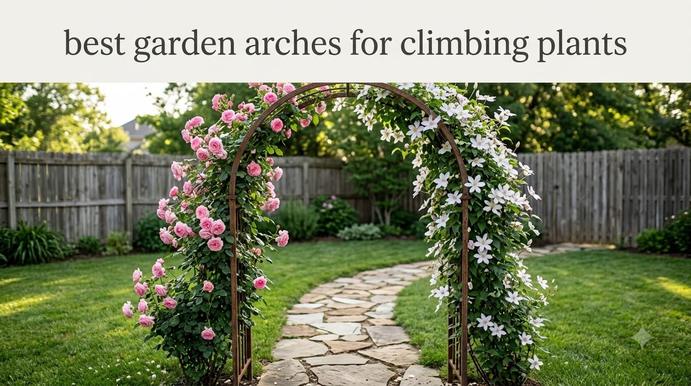 best garden arches for climbing plants