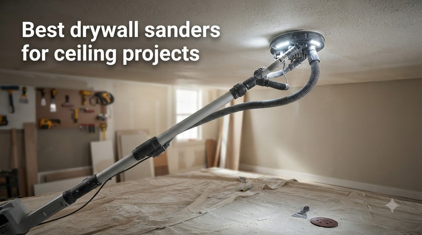 Best drywall sanders for ceiling projects