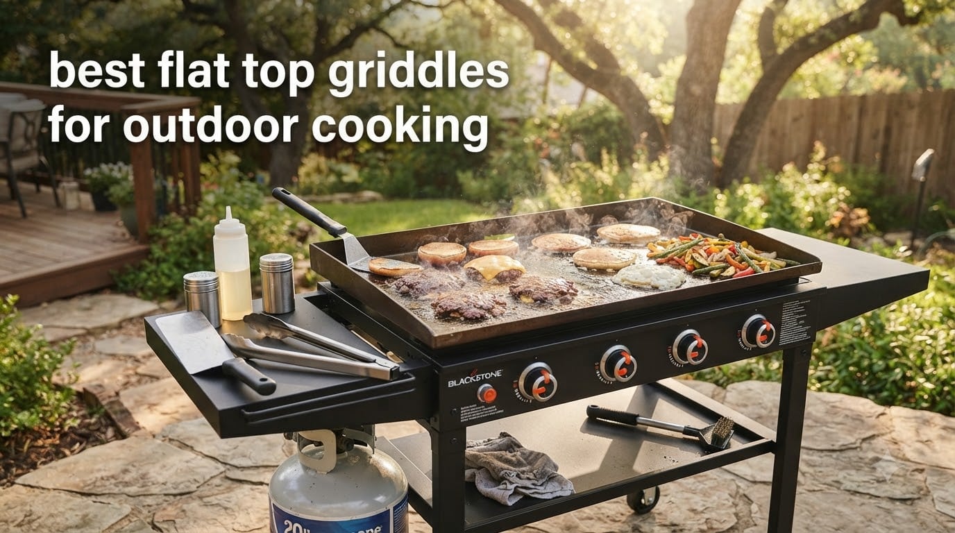 best flat top griddles for outdoor cooking