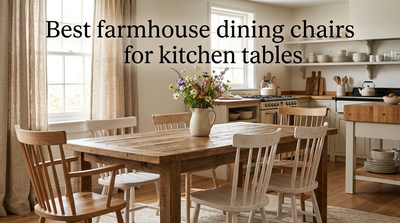 Best farmhouse dining chairs for kitchen tables