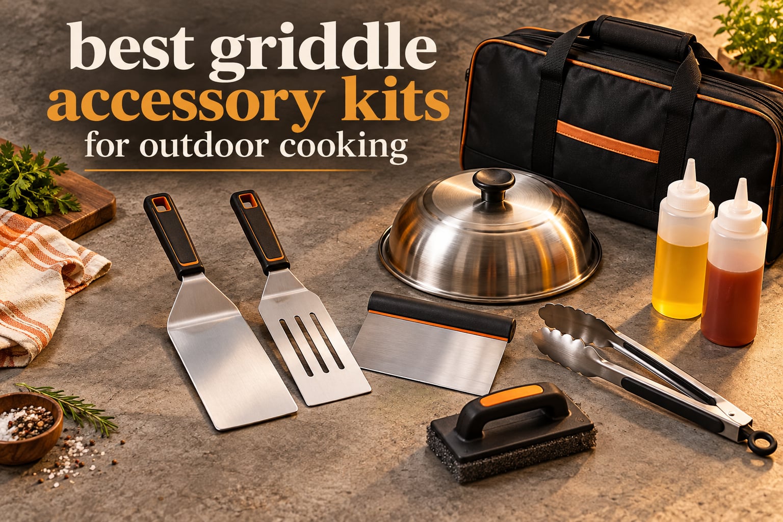 best griddle accessory kits for outdoor cooking