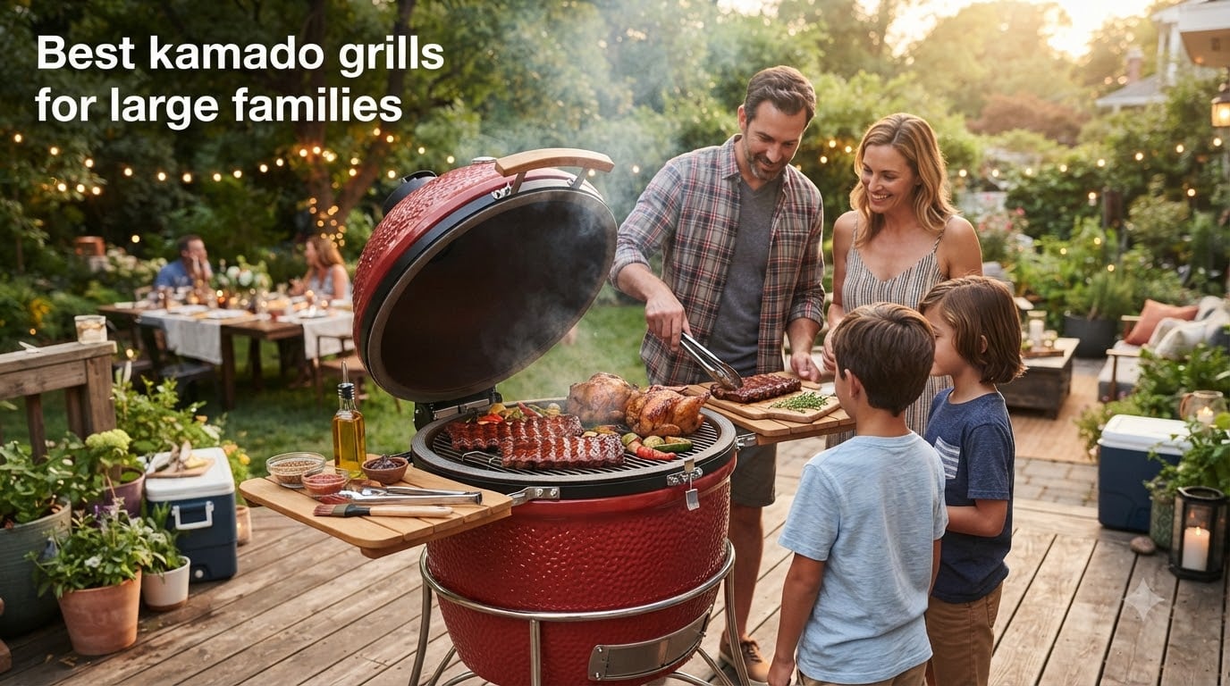 Best kamado grills for large families