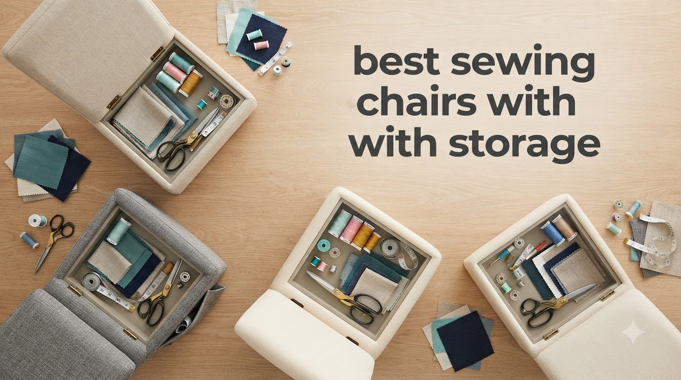 best sewing chairs with storage
