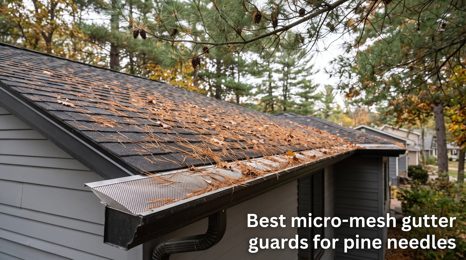 Best micro-mesh gutter guards for pine needles
