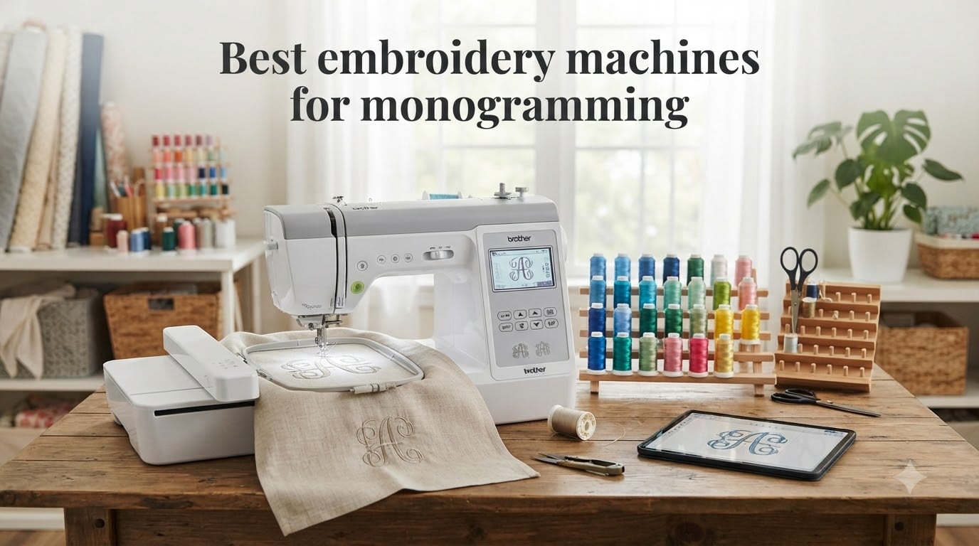 Best embroidery machines for monogramming