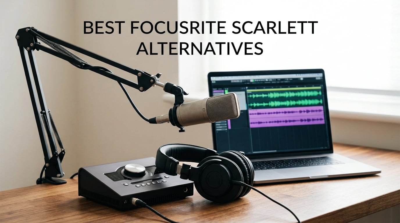 best Focusrite Scarlett alternatives