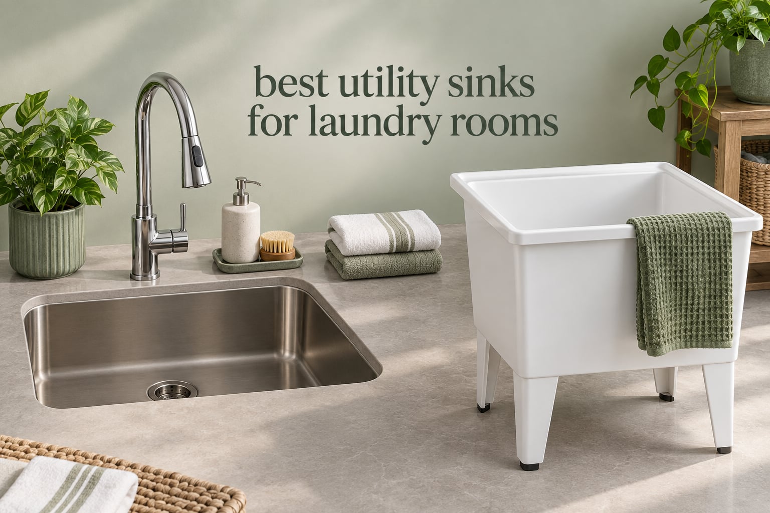 best utility sinks for laundry rooms