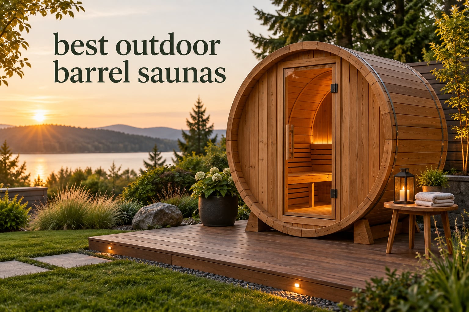 best outdoor barrel saunas