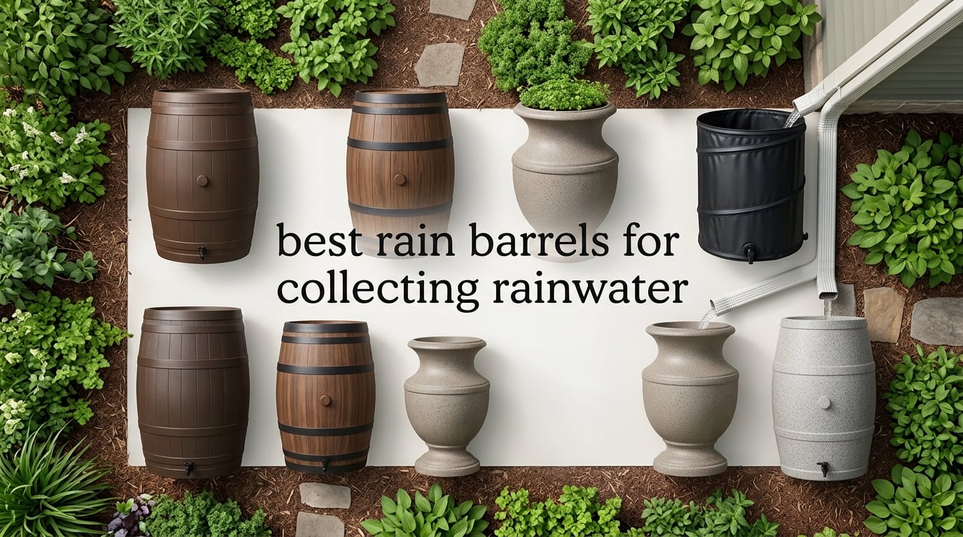 best rain barrels for collecting rainwater