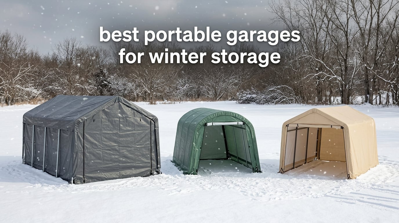 best portable garages for winter storage