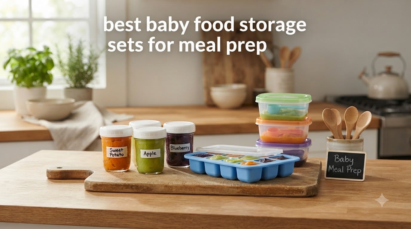 best baby food storage sets for meal prep