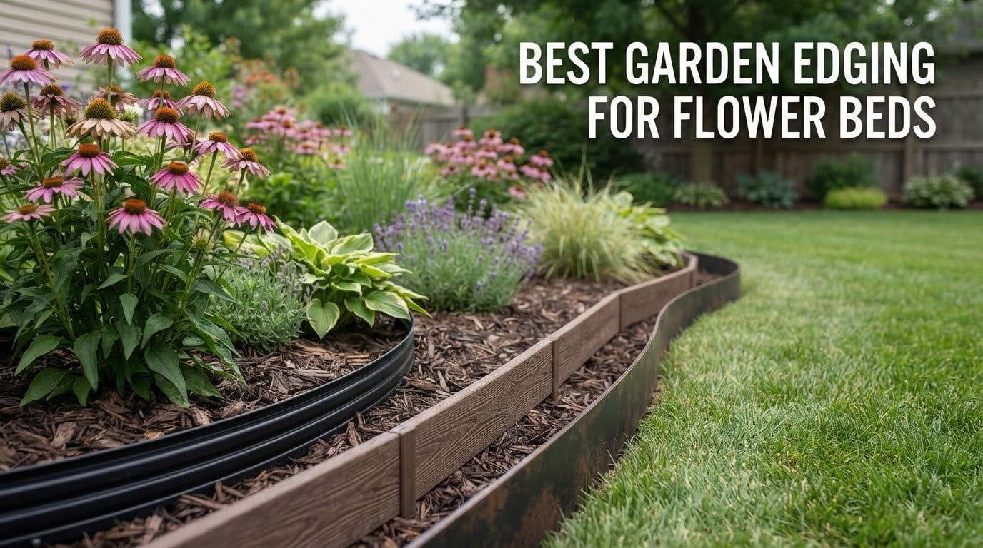 best garden edging for flower beds