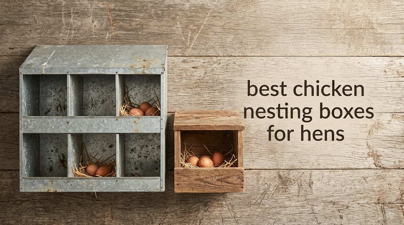 best chicken nesting boxes for hens