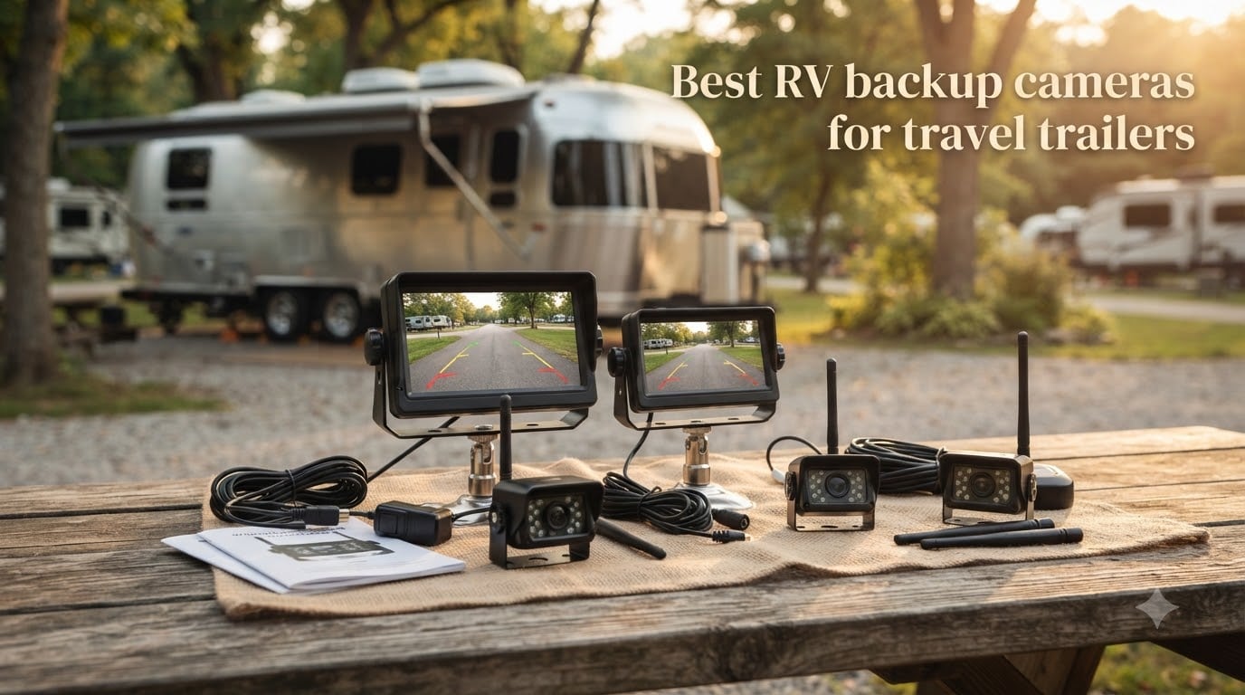 Best RV backup cameras for travel trailers