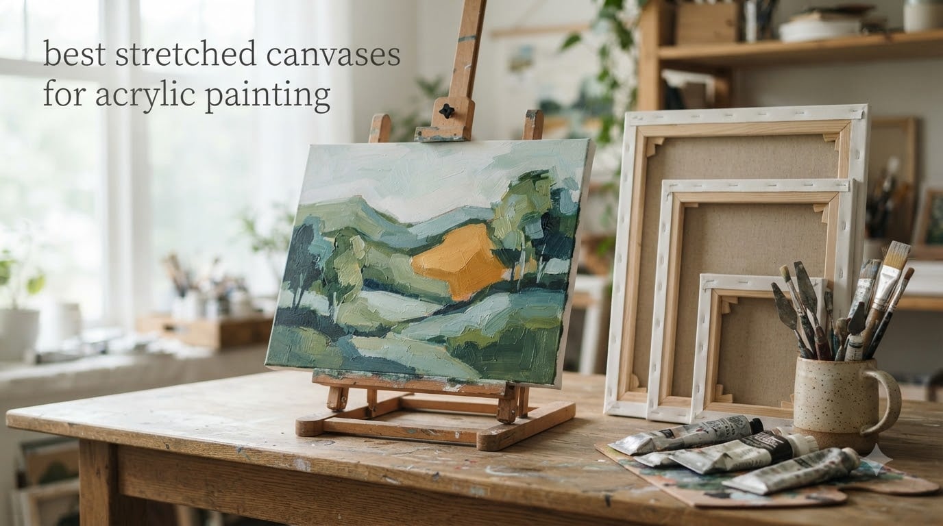 best stretched canvases for acrylic painting
