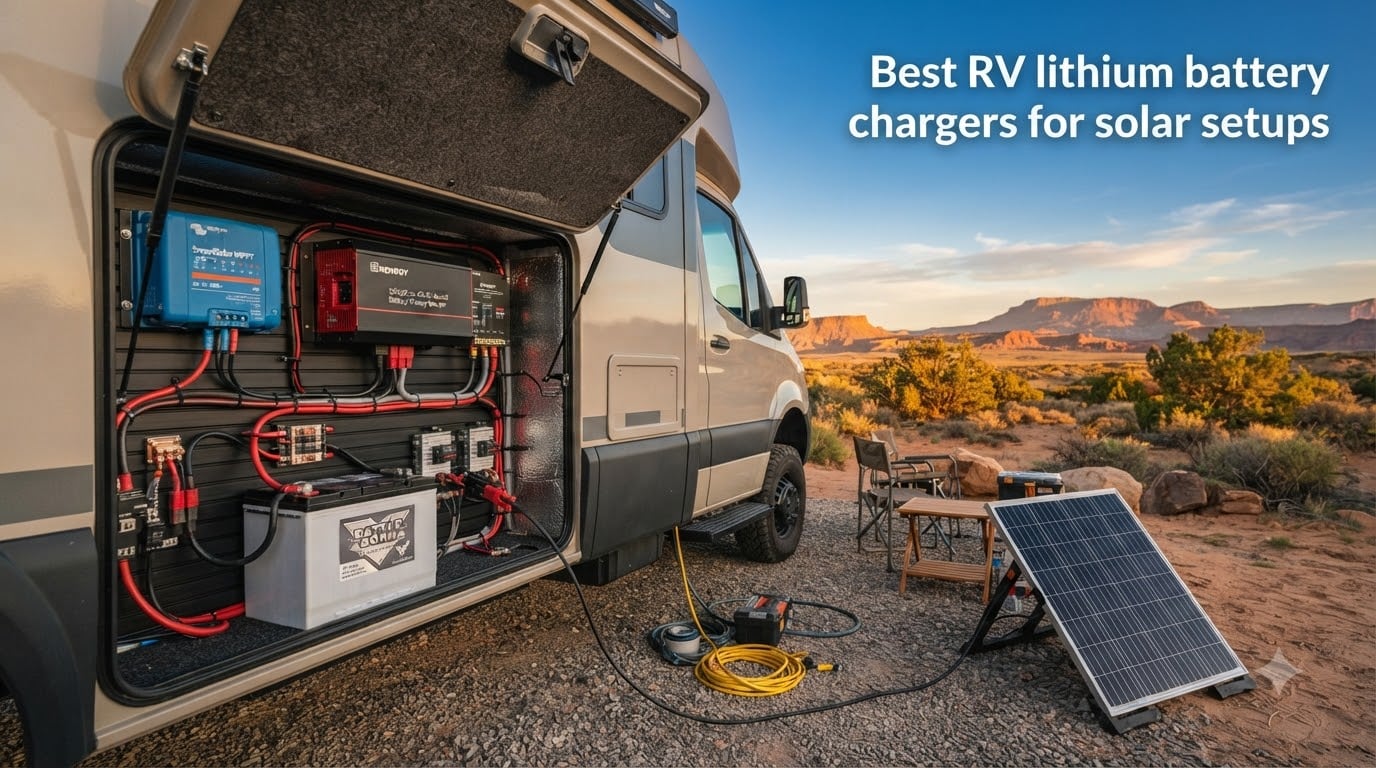 Best RV lithium battery chargers for solar setups