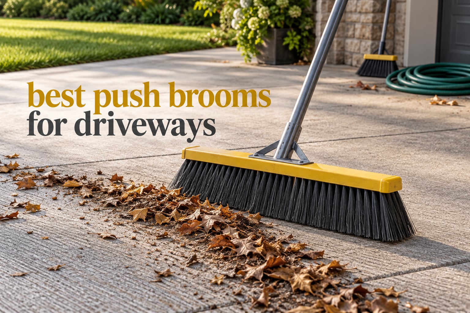 best push brooms for driveways