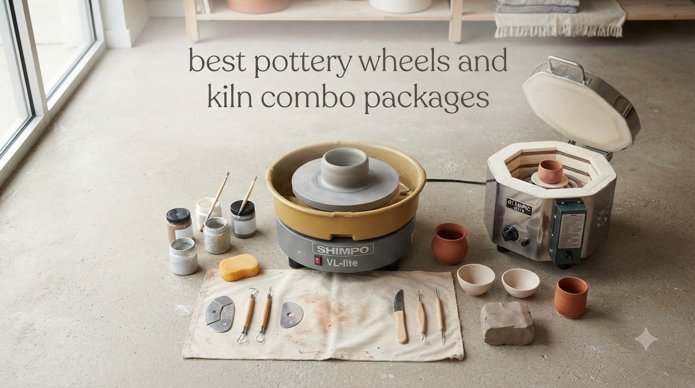 best pottery wheels and kiln combo packages