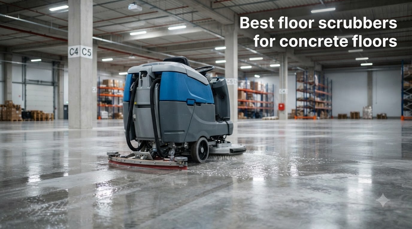 Best floor scrubbers for concrete floors
