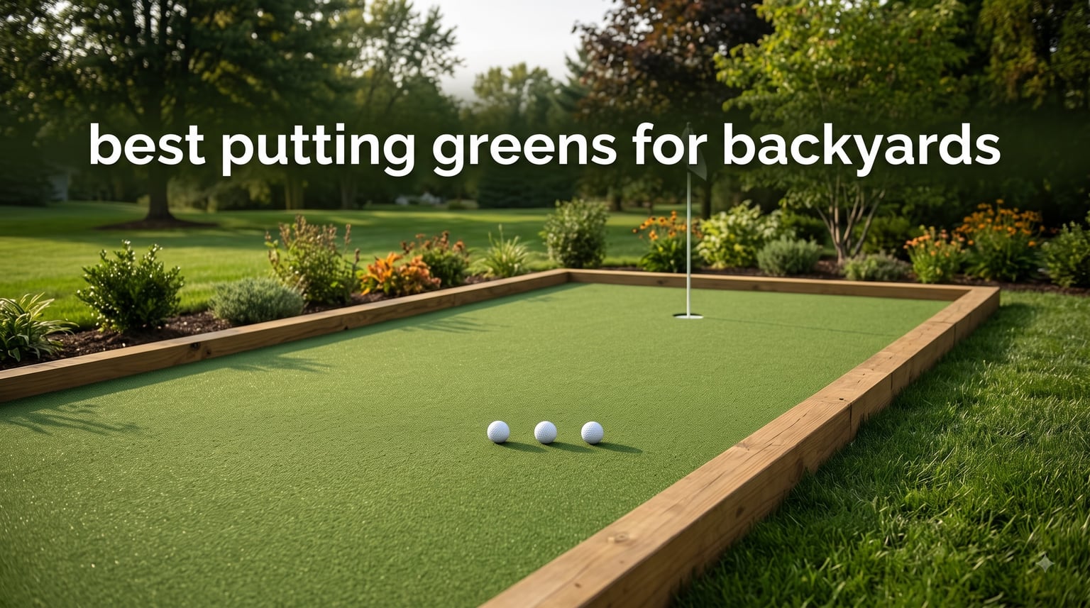best putting greens for backyards