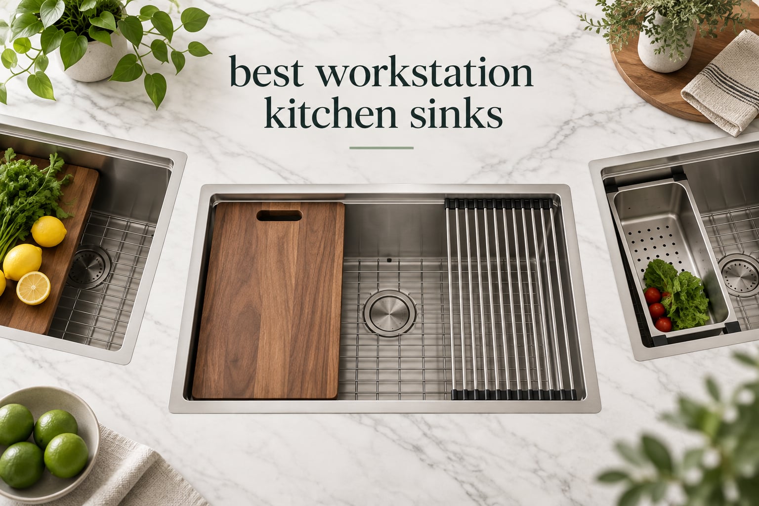 best workstation kitchen sinks