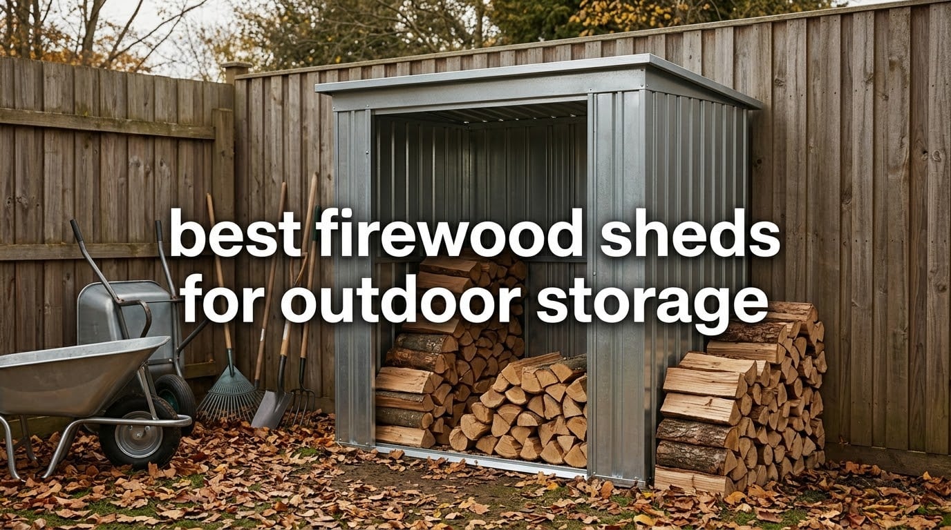 best firewood sheds for outdoor storage