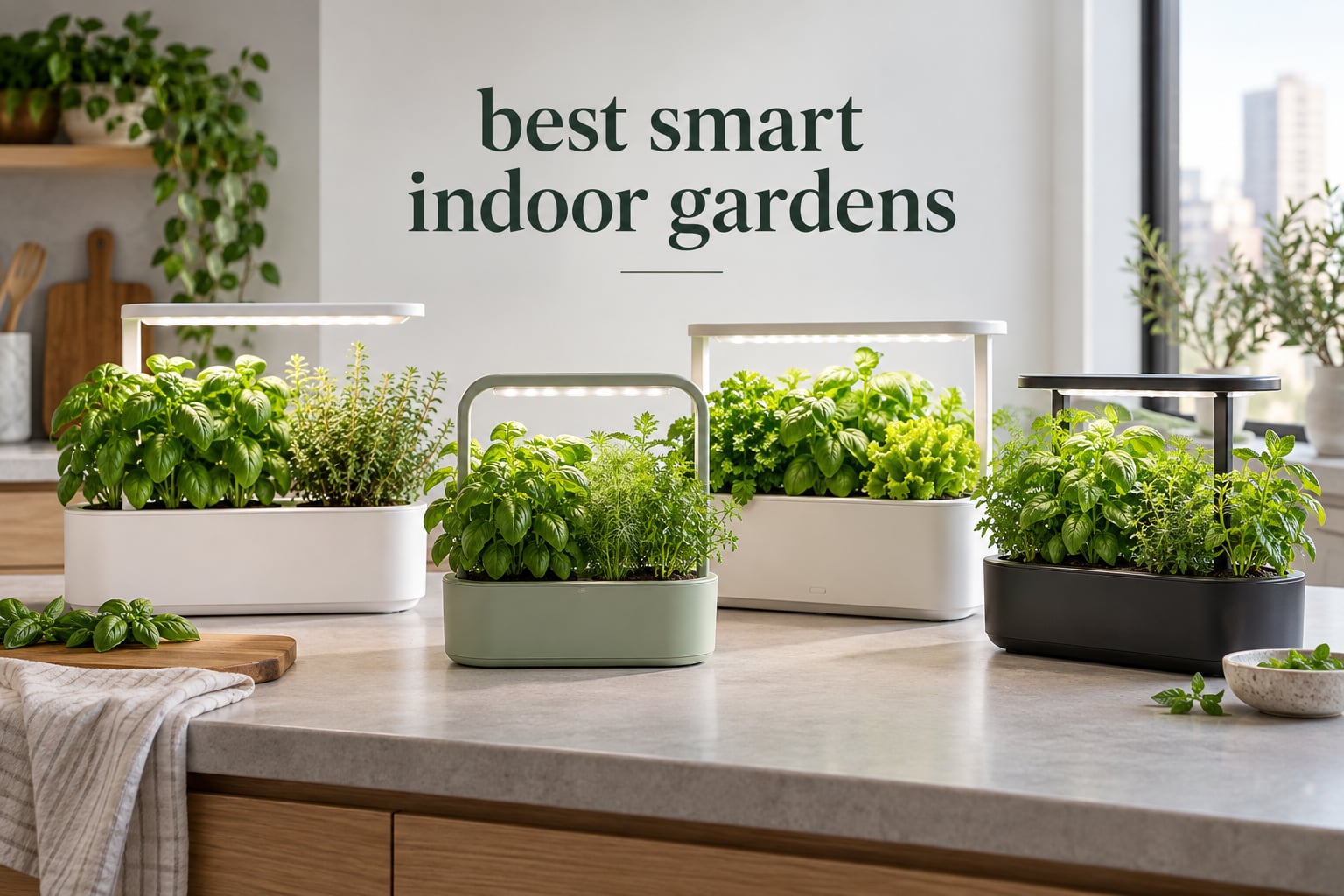 best smart indoor gardens