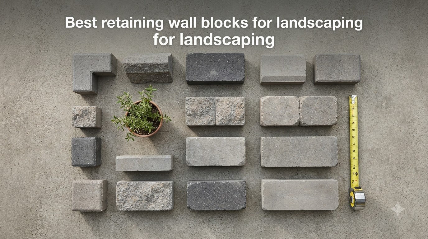 Best retaining wall blocks for landscaping
