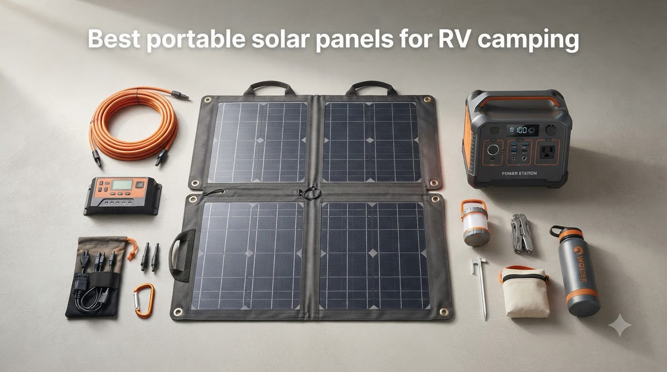 Best portable solar panels for RV camping